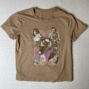 The Who Concert T Shirt Mens Size Medium Tan Band Graphic Tee